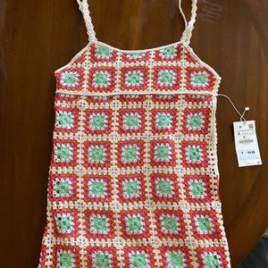 Zara crochet dress